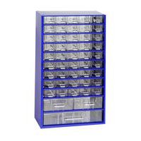 Metalowy organizer, 48 szufladek