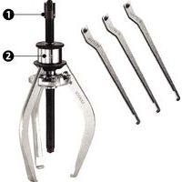 Ściągacze wewnętrzne i zewnętrzne z 2 lub 3 szczękami