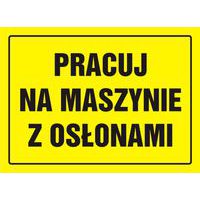 Pracuj na maszynie z osłonami
