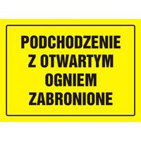Podchodzenie z otwartym ogniem zabronione