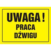 Uwaga! Praca dźwigu