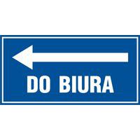 Do biura w lewo 20 X 40 nieświec. płyta sztywna PCV