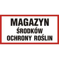 Magazyn środków ochrony roślin 15 X 30 nieświec. płyta sztywna PCV