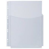 Koszulki na katalogi Q-CONNECT, PVC, 3/4A4, krystal, 180mikr., 5szt.