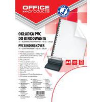 Okładki do bindowania OFFICE PRODUCTS, PVC, A4, 200mikr., 100szt., transparentne