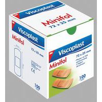Plastry VISCOPLAST MINIFOL 7,2x2,5cm, 100szt.