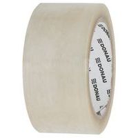 Taśma pakowa DONAU Hot-Melt , 48mm, 66m, 50mikr., transparentna
