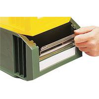 Uchwyty na etykiety pudeł do przechowywania