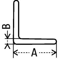 - A : largeur hors tout- B : épaisseur - A : largeur hors tout- B : épaisseur