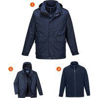 Kurtka oddychająca 3 w 1 Argo, niebieski