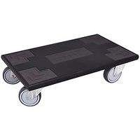 Platforma transportowa PL04, do 300 kg, 14,5 x 60 x 35 cm, koła termoplastyczne
