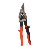 TOPTRADE nożyce do blachy, CR-V, lewe, 250 mm