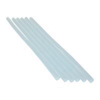 TOPTRADE klej termotopliwy, przezroczysty, średnica 7,5 mm x 300 mm / 1 kg