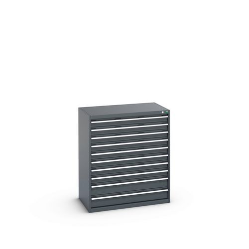 Szafki warsztatowe z szufladami Bott Cubio 200, 120 x 105 x 65-75 cm, 10 szuflad - Warsztatowa szafka z szufladami Bott Cubio 200, 120 x 105 x 65 cm, 