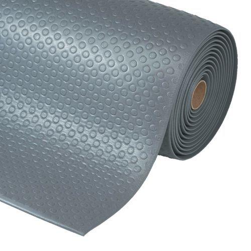 Piankowe maty przeciwzmęczeniowe Bubble Sof-Tred™, szare - Mata z pianki antyzmęczeniowej Bubble Sof-Tred™, szara, 60 x 91 cm