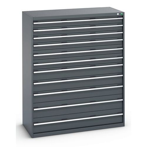 Szuflady warsztatowe Bott Cubio 200, 160 x 130 x 65-75 cm, 11 szuflad - Szafka warsztatowa z szufladami Bott Cubio 200, 160 x 130 x 65 cm, 11 szuflad,