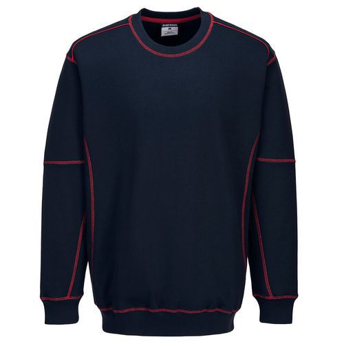 Bluza dwukolorowa, czerwony - Bluza dwukolorowa, czerwony, vel. S