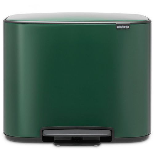 Kosz na śmieci z pedałem bo 11 + 23 l, Brabantia - Kosz na śmieci z pedałem zielony Bo 11 + 23 l, Brabantia