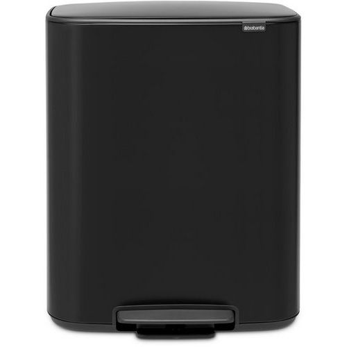 Kosz na śmieci z pedałem Bo 2 x 30 l, Brabantia - Kosz na śmieci z pedałem czarny Bo 2 x 30 l, Brabantia