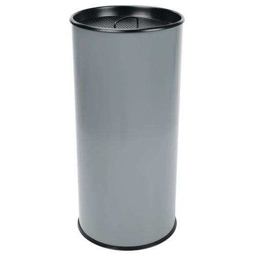 Popielnice stojące zewnętrzne Manutan Expert Stream, pojemność 60 l - Popielnica stojąca zewnętrzna Manutan Expert Stream, pojemność 60 l, szara