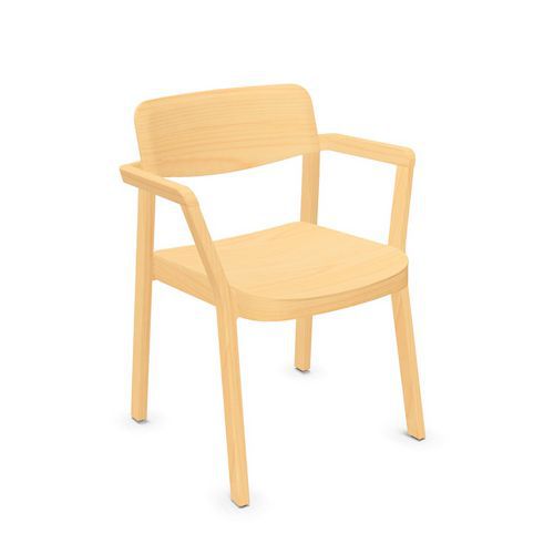 Drewniane krzesło stołowe NowyStyl Embla
