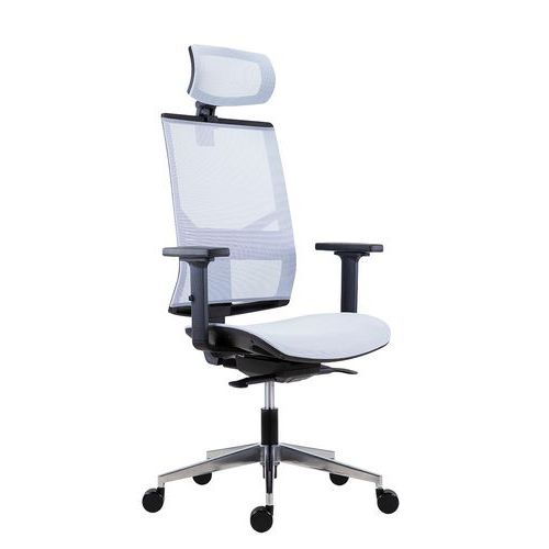 Fotel biurowy SYN-SL OMNIA ALU ALL MESH PDH