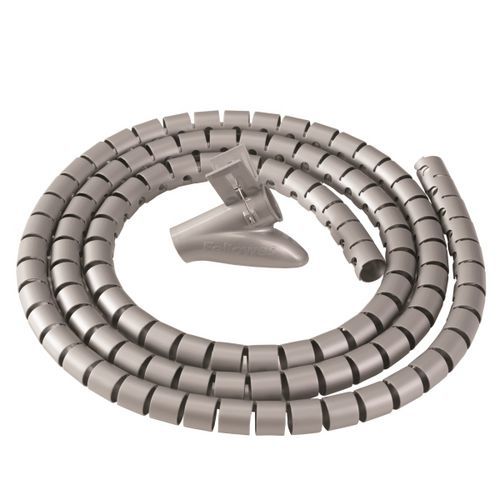 Osłona kabli Fellowes Cablezip - Osłona kabli Fellowes Cablezip, srebrna