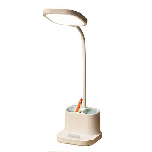 Lampa stołowa LED Platinet 5 W, akumulatorowa, port USB, biała