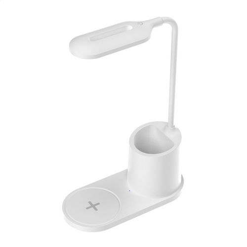Lampy stołowe Platinet 3W, ładowanie bezprzewodowe - Lampa stołowa Platinet 3W, ładowanie bezprzewodowe, biała