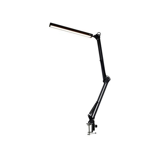 Lampa stołowa LED Platinet Flexy 10 W, z klipsem, 1 ramię, czarna