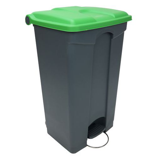 Kosze na śmieci Manutan Expert, 90 l - Kosz na śmieci Manutan Expert, 90 l, zielony/szary