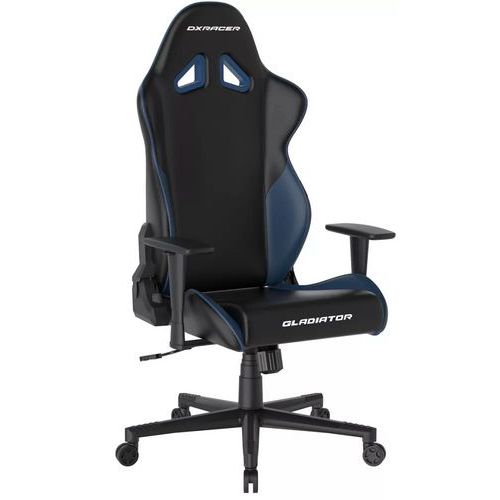 Fotel gamingowy DXRacer GLADIATOR - Fotel gamingowy DXRacer GLADIATOR, czarny/niebieski