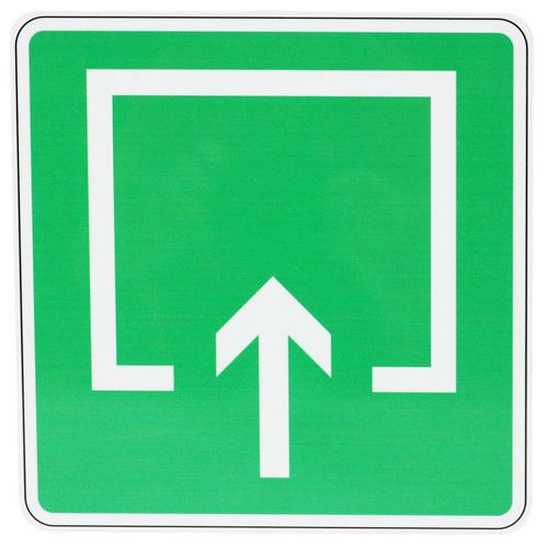 Stół bezpieczeństwa Manutan Expert - Strefa bezpieczna, aluminium, 200 mm