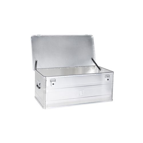 Aluminiowe skrzynki transportowe AluPlus, blacha 0,8 mm - Aluminiowa skrzynka transportowa AluPlus, blacha 0,8 mm, 37,5 x 91 x 49,5 cm, 140 l