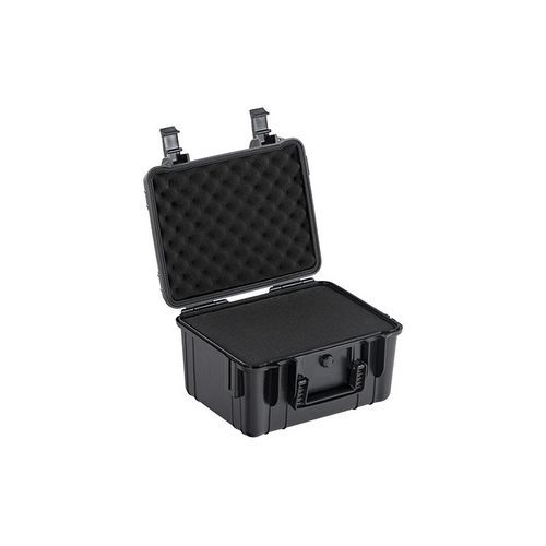 Plastikowe walizki na narzędzia DinoPlus Outdoor - Walizka na narzędzia DinoPlus Outdoor, 15,5 x 27,5 x 22,5 cm, czarna