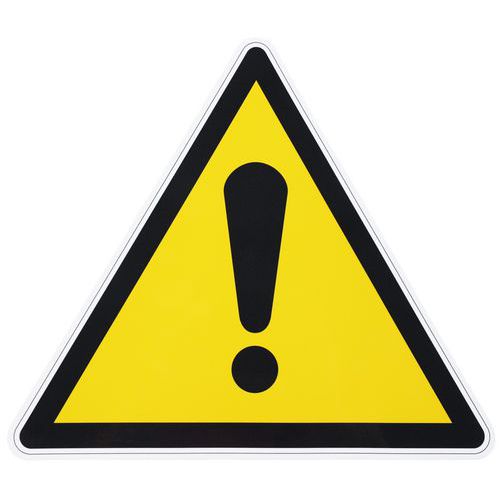 Znaki ostrzegawcze Manutan Expert - Niebezpieczeństwo, folia samoprzylepna - Znak ostrzegawczy Manutan Expert - Niebezpieczeństwo, folia samoprzylepna