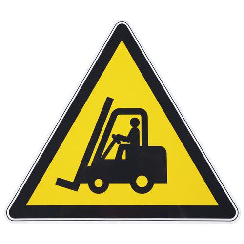 Znaki ostrzegawcze Manutan Expert - Uwaga na ciężarówki, folia samoprzylepna - Znak ostrzegawczy Manutan Expert - Uwaga na ciężarówki, folia samoprzyl