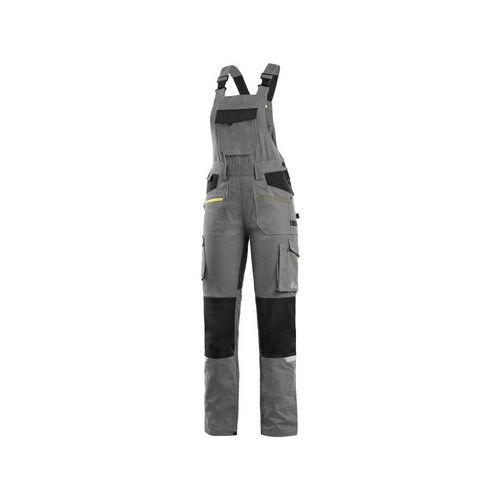 CXS STRETCH ogrodniczki damskie, szaro-czarne - Spodnie CXS STRETCH damskie, szaro-czarne, rozmiar 42