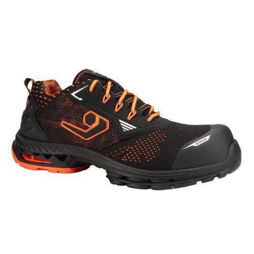 Półbut Berlin S1PS ESD LG SC FO SR, czarny/pomarańczowy - Półbut Berlin S1PS ESD LG SC FO SR, czarny/pomarańczowy, rozm.35