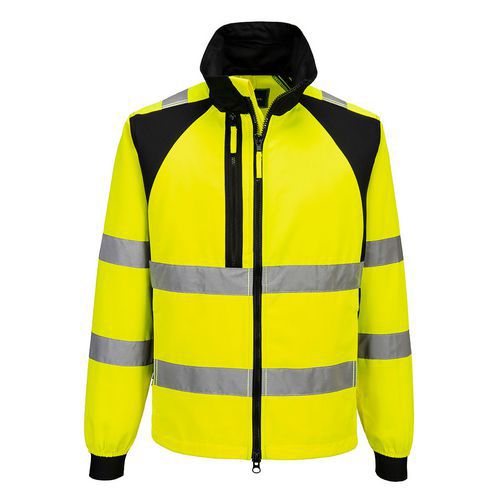 Ostrzegawcza bluza robocza WX2 Eco, czarny/żółty - Ostrzegawcza bluza robocza WX2 Eco, czarny/żółty, rozm.XXXL