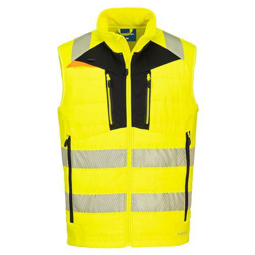 Kamizelka softshell DX4 Hi-Vis, czarny/żółty - Kamizelka softshell DX4 Hi-Vis, czarny/żółty, rozm.XL