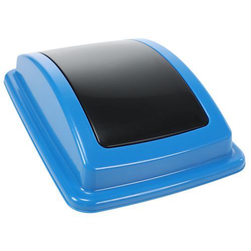 Pokrywy uchylne do kosza na śmieci Probbax, 40 l - Pokrywa uchylna do kosza na śmieci Probbax, 40 l, niebieska