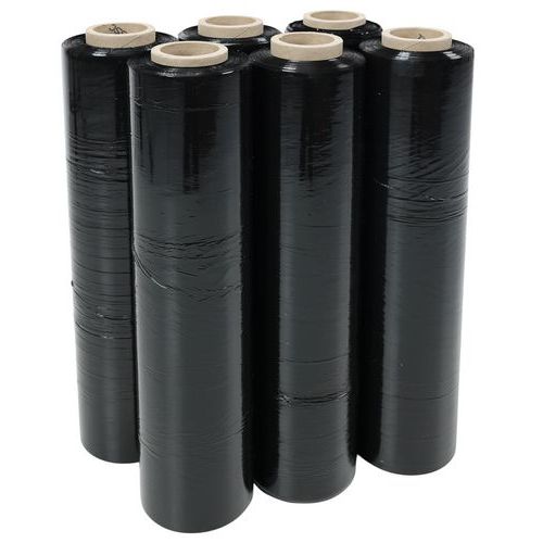 Folia stretch 450mm, 20mic, czarna