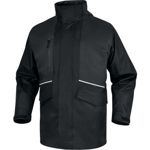 Kurtki poliestrowe powlekane PCV 5 w 1 - Kurtka poliestrowa 5 w 1 powlekana PCV, rozmiar L