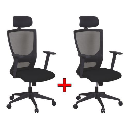 Krzesło biurowe Jenny – korzystny zestaw 2 szt.