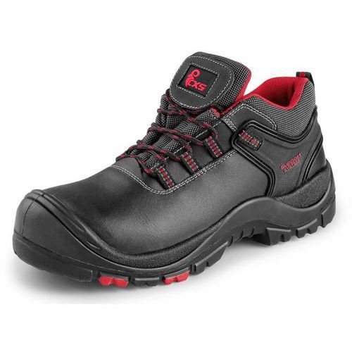 Skórzane półbuty robocze CXS Rock, czarne - Skórzane półbuty robocze CXS Rock, czarne, rozm. 41