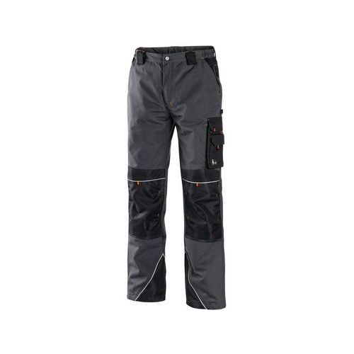 Spodnie CXS SIRIUS NIKOLAS, męskie, kolor szaro-pomaranczówy - Spodnie CXS SIRIUS NIKOLAS, męskie, kolor szaro-pomaranczówy, roz. 46