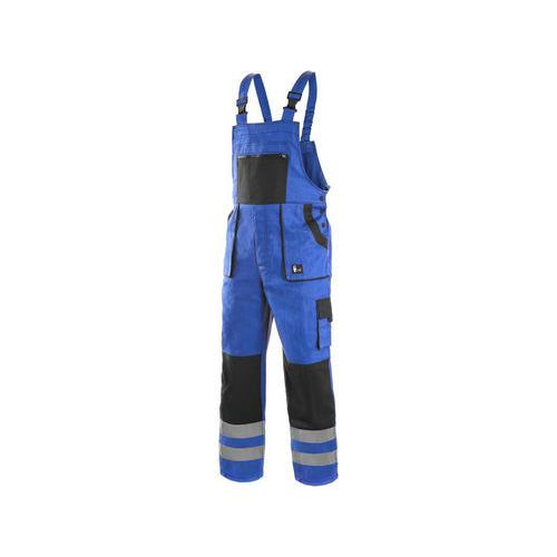 Ogrodniczki CXS LUXY BRIGHT, męskie, kolor niebiesko-czarny - Ogrodniczki CXS LUXY BRIGHT, męskie, kolor niebiesko-czarny, roz. 48