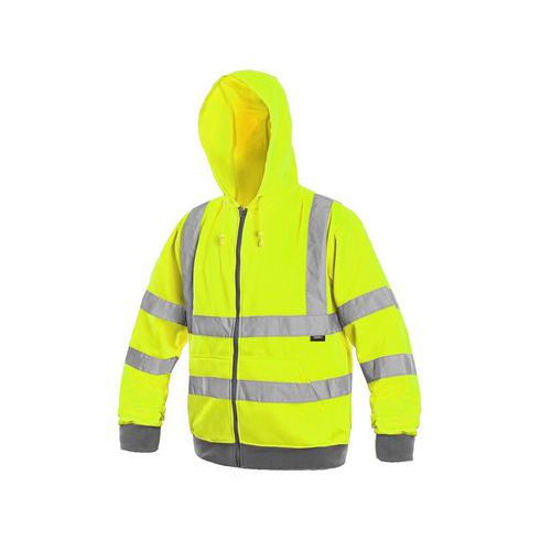 Bluza FROME, męska, ostrzegawcza, kolor żółty - Bluza FROME, męska, ostrzegawcza, kolor żółty, roz. S