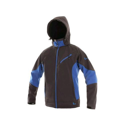 Kurtka CXS SACRAMENTO, męska, softshell, kolor szaro-niebieski - Kurtka CXS SACRAMENTO, męska, softshell, kolor szaro-niebieski, roz. S